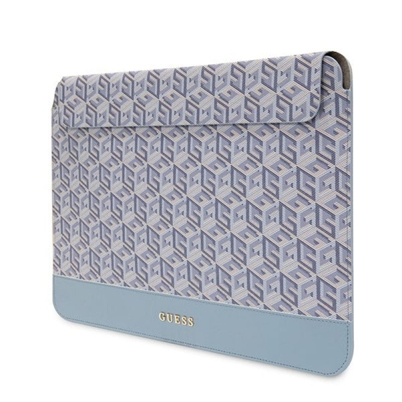 Funda para portátil Guess GUCS16HGCFSEB para hasta 16", GCube Stripe, azul