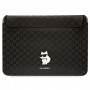 Funda para portátil Karl Lagerfeld KLCS14SAKHPCK para 14", negra, Saffiano Monogram Choupette