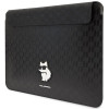 Funda para portátil Karl Lagerfeld KLCS14SAKHPCK para 14", negra, Saffiano Monogram Choupette