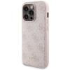 Guess GUBPM5P15X4GEMGP Apple iPhone 15 Pro Max funda rígida + batería externa MagSafe de 5000 mAh, pack, 4G Metal Logo, rosa