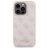 Guess GUBPM5P15X4GEMGP Apple iPhone 15 Pro Max funda rígida + batería externa MagSafe de 5000 mAh, pack, 4G Metal Logo, rosa