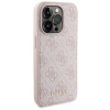 Guess GUBPM5P15X4GEMGP Apple iPhone 15 Pro Max funda rígida + batería externa MagSafe de 5000 mAh, pack, 4G Metal Logo, rosa