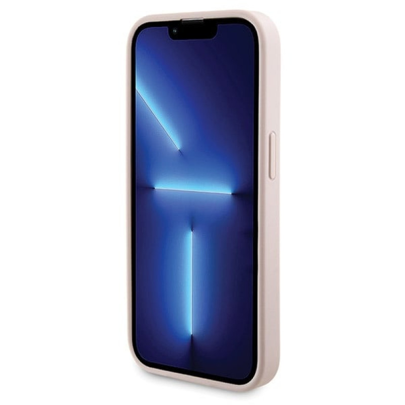 Guess GUBPM5P15X4GEMGP Apple iPhone 15 Pro Max funda rígida + batería externa MagSafe de 5000 mAh, pack, 4G Metal Logo, rosa