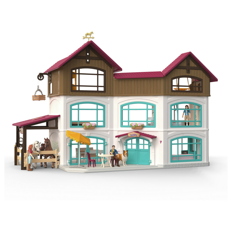 Schleich Horse Club villa junto al lago y paddock set de juego 42785