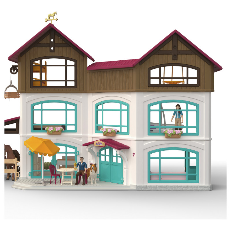 Schleich Horse Club villa junto al lago y paddock set de juego 42785