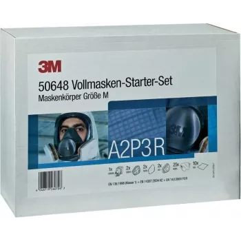 3M Máscara completa Starterset Serie 6000 Talla M con filtros A2P2 (DE272919916)