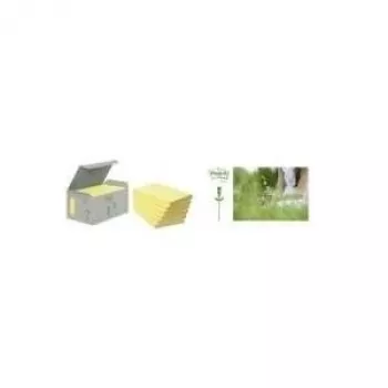 3M Post-it Recycling Notes Notas adhesivas, 76 x 76 mm, amarillo (6541B)