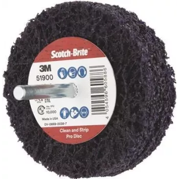 3M Scotch-Brite XT-ZS Pro disco de limpieza gruesa 100x13mm con vástago de 6mm SXCRS 7100192709