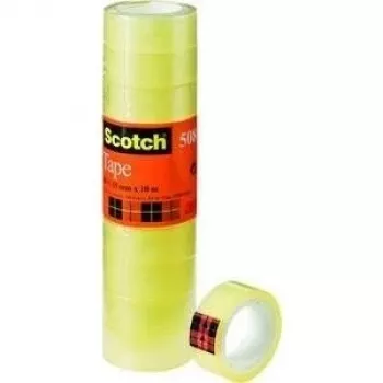3M Scotch Magic Tape 5081510, 19 mm x 10 m, transparente, 12 rollos
