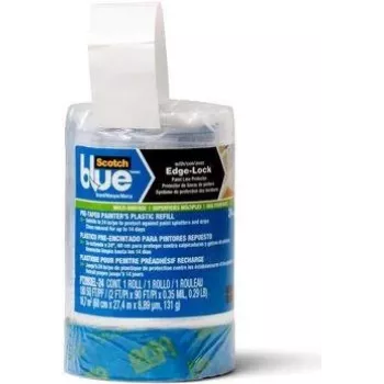 3M ScotchBlue 2090 cinta de carrocero para pintura, 24 mm x 22,86 m, azul, interior, adhesivo acrílico, retirada limpia 14 días 7100197950