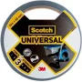 3M Scotch Universal Cinta americana 7100205220, 48 mm x 10 m, plata