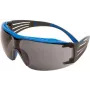 3M SecureFit SF402XSGAF-BLU Gafas de protección, lentes grises antiempañamiento y antiarañazos, montura azul, XS