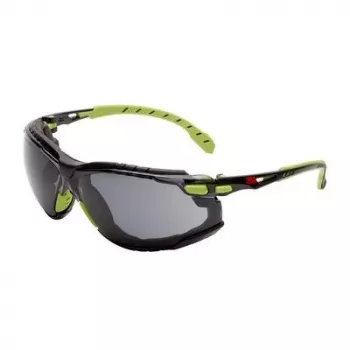 3M Solus 1000 Gafas de protección con Scotchgard Protector, lima/negro, 1 par 7100331527