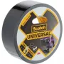 3M Cinta multiusos universal negra, 50 m x 48 mm, 6 rollos 7100205298