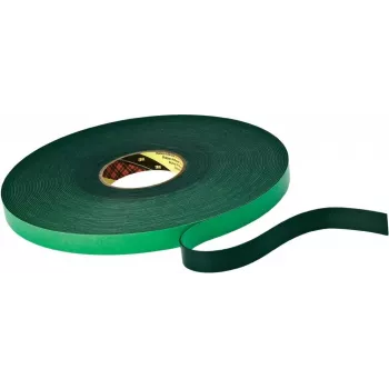 3M VHB cinta acrílica de espuma de doble cara 9515B negra, 33 m x 12 mm, 1,1 mm de grosor, 1 rollo KT777306210