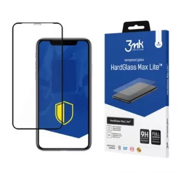 3MK Apple iPhone 11 Pro Max protector de pantalla Black HardGlass Max Lite