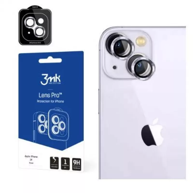 3MK Apple iPhone 14 Protección de Lente Pro Violeta