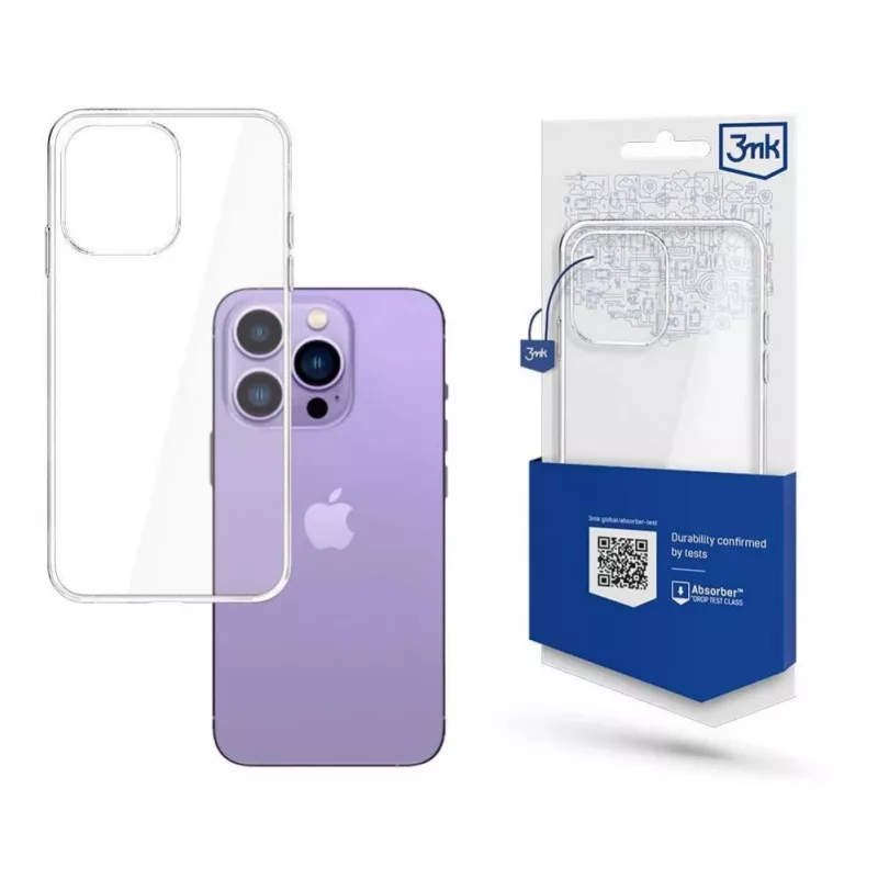 3MK funda transparente para Apple iPhone 14 Pro