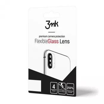 3MK Apple iPhone X/XS FlexibleGlass cristal para lente de cámara (4 PSC)