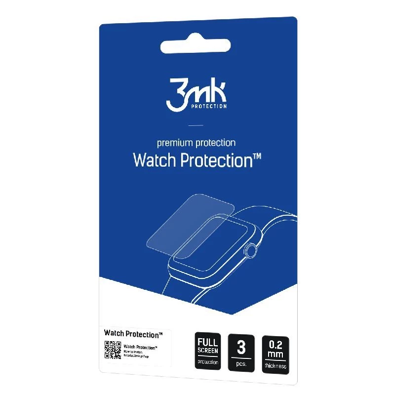 3MK Apple Watch 6/SE 40mm Protection ARC Protector de pantalla