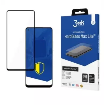 3MK HardGlass Max Lite protector de pantalla de vidrio templado para Realme 11 - negro