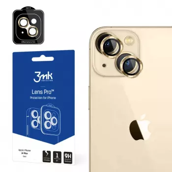 3MK iPhone 14 Pro Max Lens Protection Pro dorado