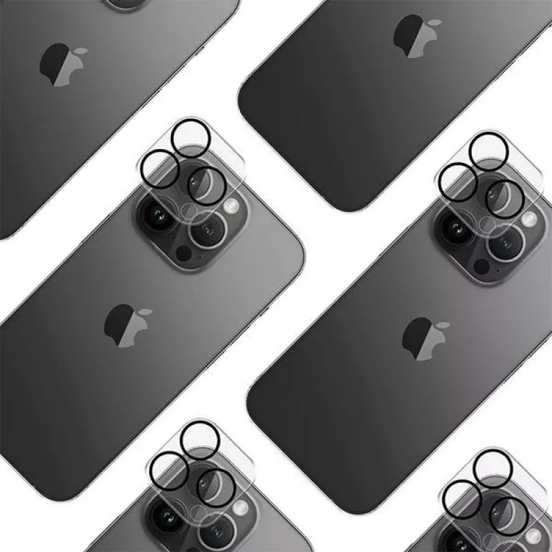 3MK Lens Pro Protector de lentes de cristal templado con cubierta completa para iPhone 14 Pro / 14 Pro Max con marco de aluminio y marco de montaje (1 ud., negro)