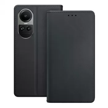 Funda cartera 3MK para Oppo Reno10 5G, negra