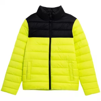 4F Chaqueta de plumón para niños Juicy Green 4FJSS23TDJAM077 45S 146cm