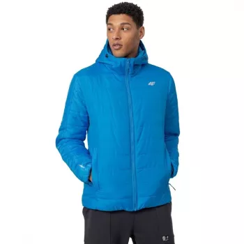 Chaqueta acolchada con plumón sintético para hombre 4F azul oscuro H4Z22 KUMP006 33S
