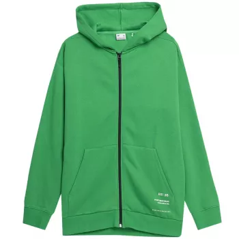 Sudadera hombre 4F Deep Green cuello redondo SS23 corte regular talla S