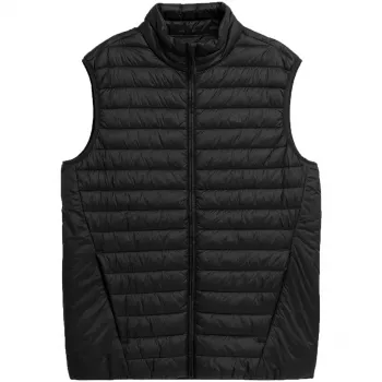 Chaleco acolchado 4F M062 hombre Deep Black 4FAW23TVESM062 20S M