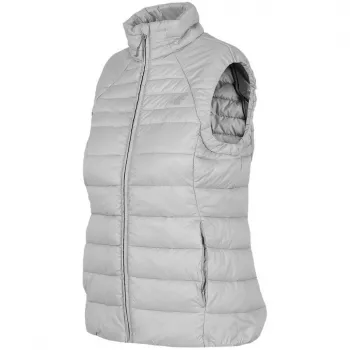 4F mujer Cool gris claro chaleco de entrenamiento H4Z22 KUDP001 27S