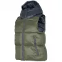 4F mujer chaleco acolchado caqui H4Z22 KUDP004 43S talla S