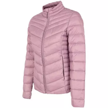Chaqueta acolchada para mujer 4F H4Z22 KUDP002 Lila claro Talla S