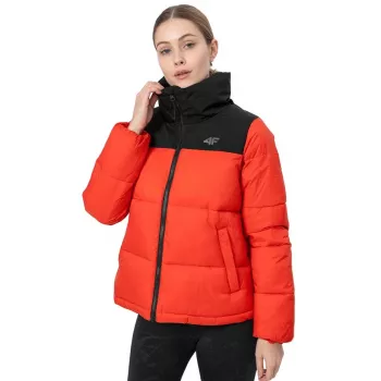 Chaqueta de plumón roja 4F mujer H4Z22 KUDP014 62S