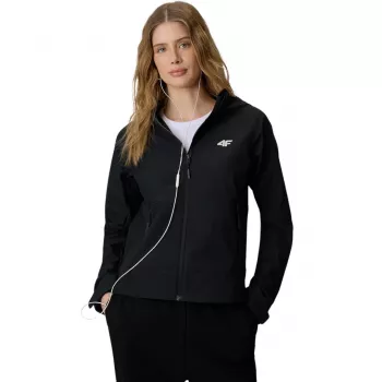 4F Chaqueta softshell para mujer F546 Deep Black 2XL