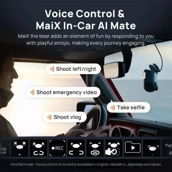70mai Dash Cam 4K Omni X800 negro