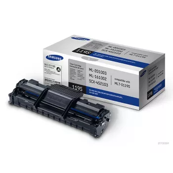 Samsung MLT-D119S Tóner original negro, 3000 páginas, negro, 1 ud.
