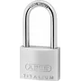 ABUS 64TI/40HB40 KD Candado Titalium, con llave igualada, arco alto, nivel de seguridad 5
