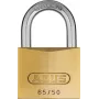 ABUS 65/50 KD Candado - Cuerpo macizo de latón, arco de acero endurecido, apertura con la misma llave