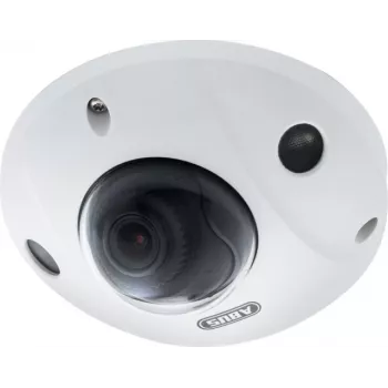 Cámara IP mini-dome ABUS IPCB44511B 4MP con objetivo de 4mm, IP67, IK10, PoE