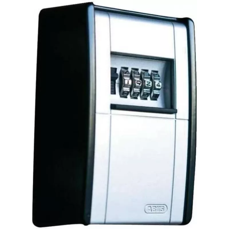 ABUS KeyGarage 787 caja fuerte para llaves – negro/plata – metal – combinación de 4 dígitos – 80 x 45 x 120 mm