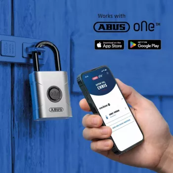 ABUS Security-Center ABEO10000 Candado de seguridad Bluetooth, plata
