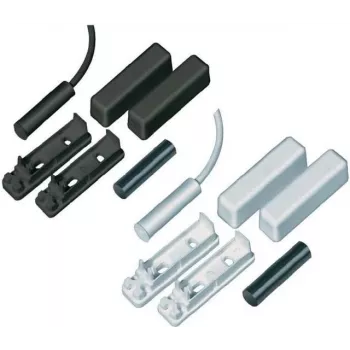 ABUS Security-Center MK2000W Contacto magnético cableado para puertas y ventanas, cable de 5 m, Blanco