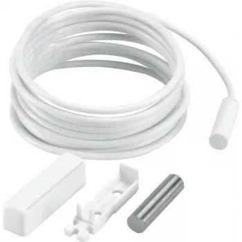 ABUS Security-Center MK2000W Contacto magnético cableado para puertas y ventanas, cable de 5 m, Blanco