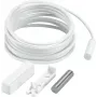 ABUS Security-Center MK2000W Contacto magnético cableado para puertas y ventanas, cable de 5 m, Blanco