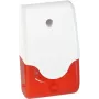 ABUS Security-Center SG1681 Minisirena con luz estroboscópica, Rojo, 12 V DC, 105 dB, IP44, con cable, interior/exterior cubierto