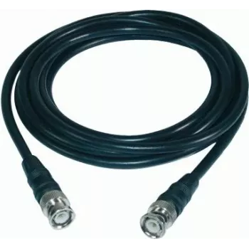 Cable de vídeo BNC ABUS TVAC40020 de 3m preconfigurado para CCTV, 75 Ohm, negro