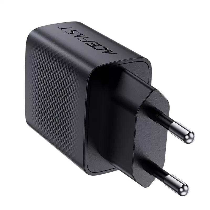 Cargador de pared ACEFAST A82 GaN USB-C PD 20W - negro